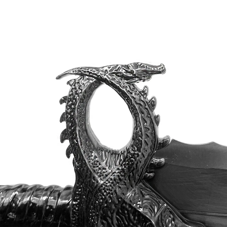 Juego de espada Kratos de doble hoja God of War con placa (plata) Foto 4 de 4