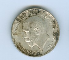 GREAT BRITAIN 1915 FLORIN--UNCIRCULATED--STERLING SILVER