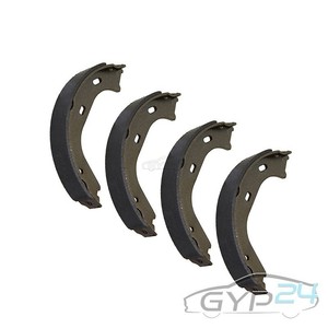 4x BREMSBACKEN BREMSBACKENSATZ TROMMELBREMSE Ø254 HINTEN FÜR CITROEN