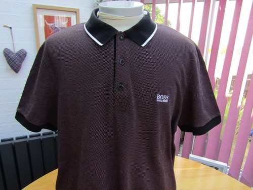 HUGO BOSS Herren XXL Modern Fit Polo T-Shirt - 48" Brustumfang
