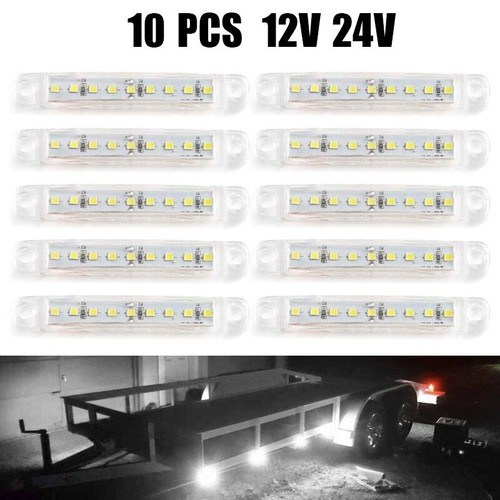9 LED Side Clearance Marker Lamp Trailer Truck Light 12V 24V Caravan Lorry Lamp - Picture 6 of 16