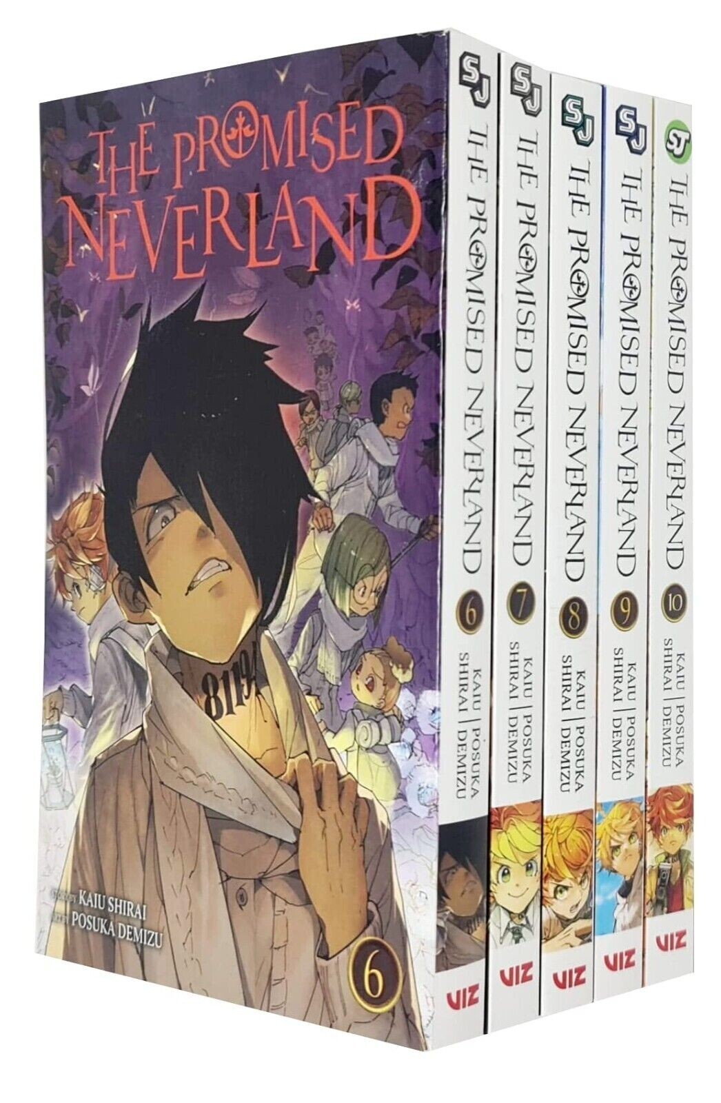 Promised Neverland Vol (6-10): 5 Books Collection Set by Kaiu Shirai Paperback