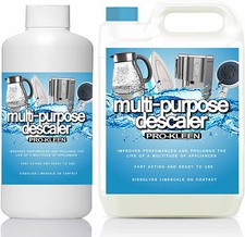 PRO-KLEEN DESCALER LIMESCALE REMOVER COFFEE MACHINE KETTLE IRON SHOWER HEAD 6L