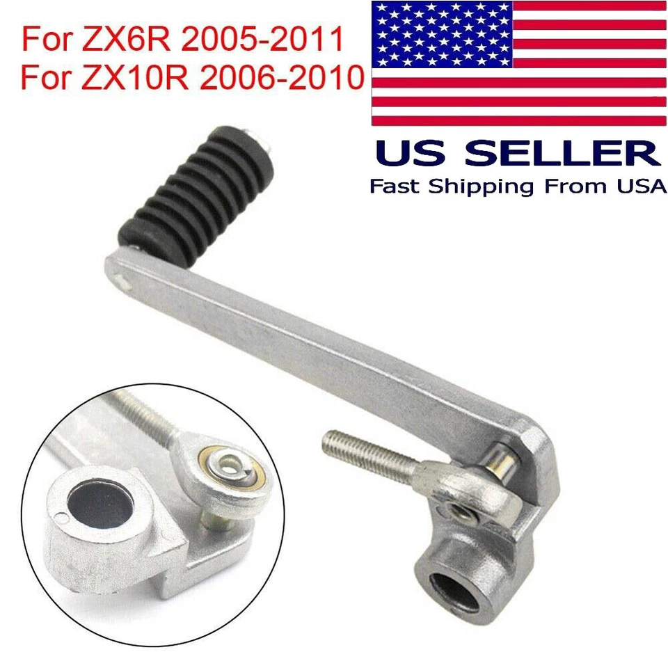 Pedal de câmbio alavanca de câmbio para Kawasaki Ninja ZX6R 2005-2011 ZX10R 2006-2010 - Imagem 4 de 4
