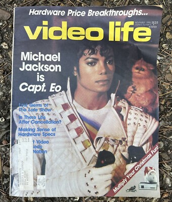 Vintage Video Life Magazine November 1986 MICHAEL JACKSON COVER