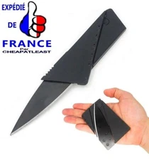 Mini Couteau De Poche Pliant Format Carte de Crédit Survie
