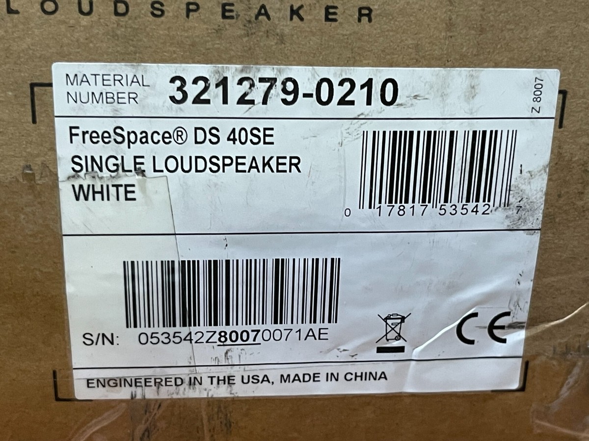 Bose Freespace DS 40SE Speaker Surface Mount Loudspeaker 160 W