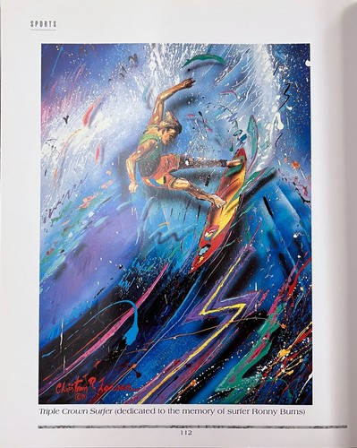 THE ART OF CHRISTIAN RIESE LASSEN 120 pages - Whales Dolphins Water Sports Art - Foto 5 di 12
