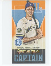 2021 Gypsy Queen Baseball Captains Minis #CY Christian Yelich (Brewers)