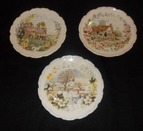 THE COTTAGE GARDEN YEAR SERIES  ROYAL ALBERT CHINA PLATES  -  SELECT PLATE - Picture 1 of 8