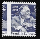 * US #1950  .20c  SCARCE  FRANKLIN  D.  ROOSEVELT  MAJOR  MISPERF  MNH  NICE * — photo 1