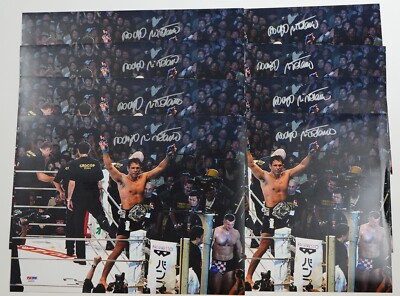 アントニオ・ホドリゴ・ノゲイラ 直筆サイン色紙 PRIDE DREAM UFC Antonio Rodrigo Nogueira Signed UFC 11x14 Photo PSA/DNA COA Pride