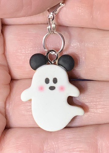 Mickey Mouse Ghost 👉 Galleta Dije Halloween Cremallera Tirón y Llavero ¡Clip adicional!¡! - Imagen 2 de 3