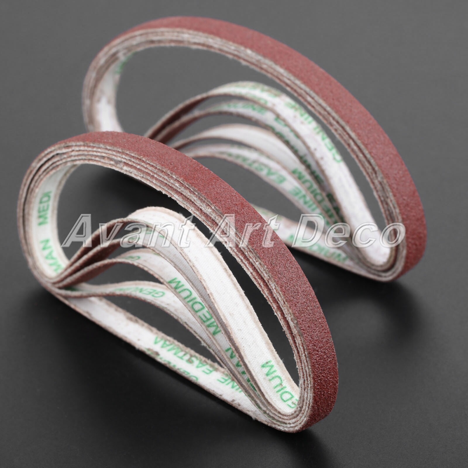 20Pcs Abrasive Sharpening Belts For Eastman Cutting Machine Medium Sand