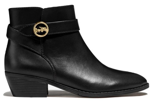 coach debi leather bootie