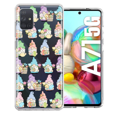 For Samsung Galaxy A71 4G Easter Gnomes Spring Flowers Eggs Holiday Case