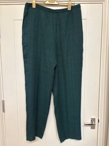 bnwt COLDWATER CREEK Relaxed Trouser & Long Sleeve Top 2 Piece, Green, UK Size L - Picture 6 of 15