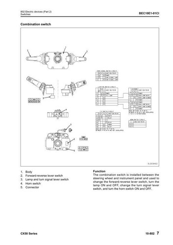 Komatsu FG40Z/U/ZU/ZY,FG35/40/45/U/50A/AAU,FD35Y/40Y/-10 Forklift Service Manual - Picture 8 of 24