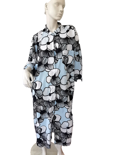 MARINA RINALDI 🌟 Floral COTTON Dress PLUS size (MR 31) Usa W22--It60_De52_Fr56 - Picture 16 of 24