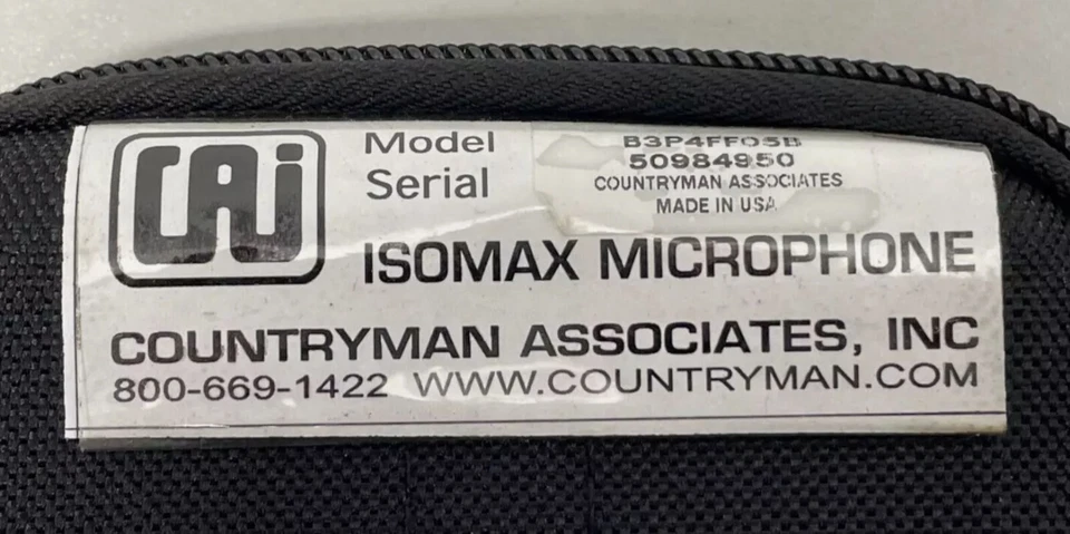 Micrófono solapa Countryman B3P4FF05B B3 - negro Foto 4 de 4