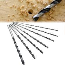 7pc Twist Drill Bit Extra Long HSS Titanium Drill Bits Round Straight Shank Tool