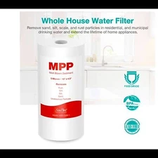 SimPure 10" x 4.5" Whole House Sediment Water Filter, 5 Micron 10" Water Filter