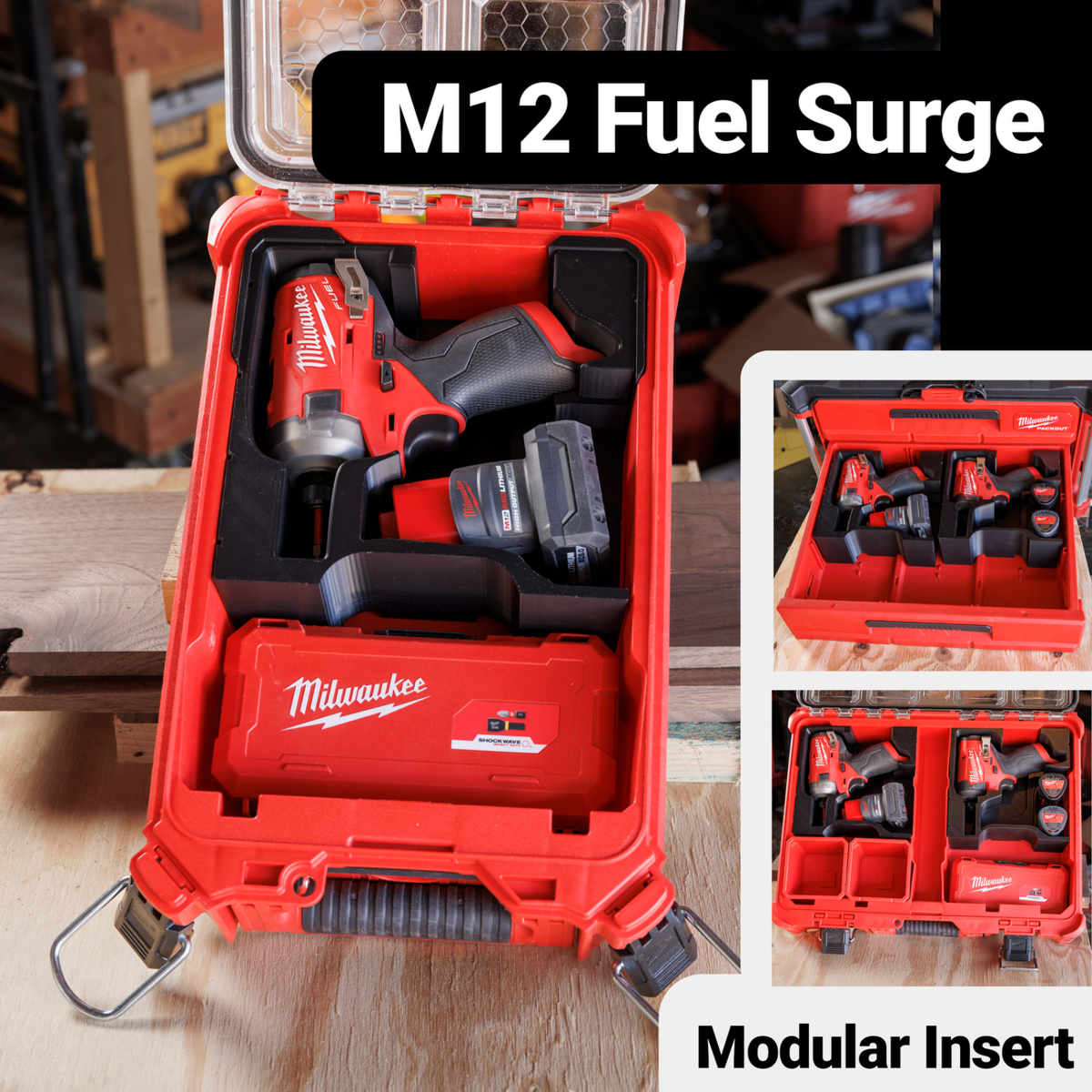 Modular Packout Insert for M12 Surge Impact Driver (2551-20) | eBay