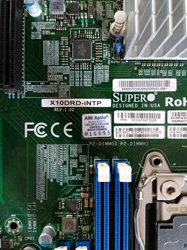 Supermicro X10DRD-iNTP Motherboard Intel C612 LGA2011 Xeon E5-2600 V3V4 ECC DDR4 - Picture 2 of 4