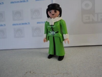 PLAYMOBIL vintage western époque 100 femme robe verte sets 3803 5342 - Photo 1/2