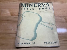 1934 Minerva Style Book Volume 33 - Model Photos / Crochet Clothing Patterns