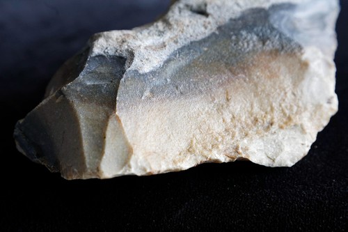 Large Bifacial Tool (Biface Roughing) 175mm - Early Neanderthal, Vienne - France - Imagen 12 de 21