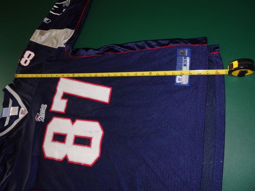 Men's Reebok NFL Size XL New England Patriots Football Jersey 87 David Givens - Picture 10 of 18
