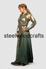 Medieval Knight Elves Warrior Lady Full Suit Of Armor Fantasy Cosplay Costume