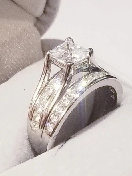 Moissanite engagement on sale rings clearance
