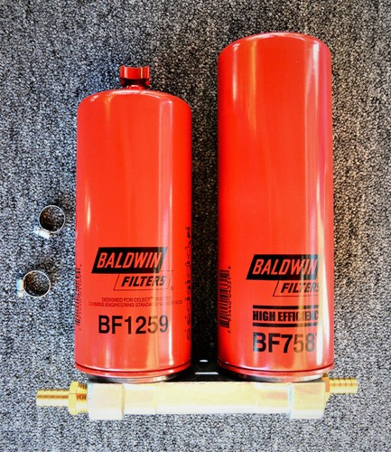 RAM/FORD/GM Diesel Fuel 2-Stage Dual Remote Mount NO Filters BF1259/ BF7587 - Picture 3 of 11
