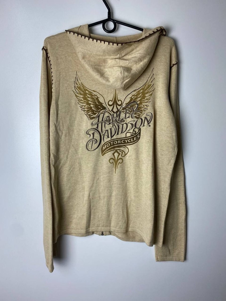 Harley Davidson vintage zip hoodie wmns sise XL | eBay