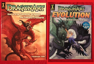 Dragon Art + Evolution how to draw dragons Furry drawing book learn teach Peffer