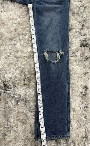 Pacsun Ultra High Rise Slim Fit Distressed Jeans Größe 25 - Bild 10 von 11