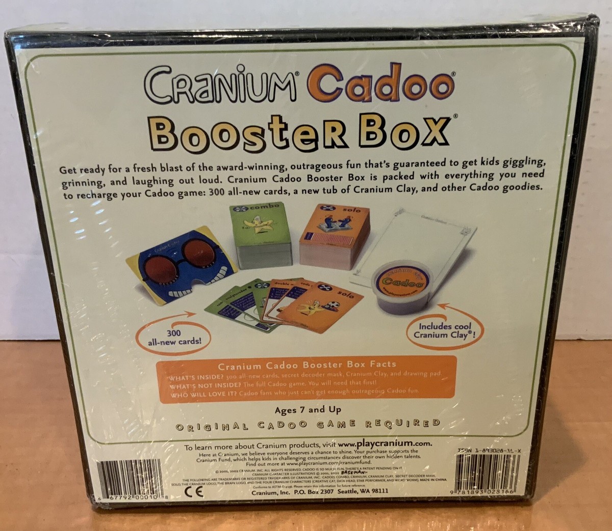 cranium cadoo booster box Cranium Cadoo Booster Box New Sealed