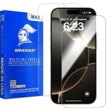 [2 Pack] ArmorSuit iPhone 16 Pro (2024) Screen Protector Made in USA