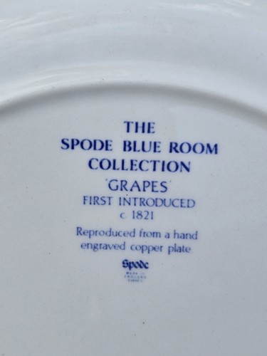 5 Spode Blue Room 10.5 Inch Traditions Dinner Plates Fine Earthenware Ceramic - Picture 18 of 24