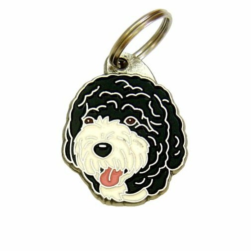 Hundename Ausweisschild, portugiesischer Wasserhund, personalisiert, graviert, handgefertigt - Bild 2 von 12