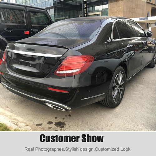 For Mercedes Benz W213 E250 E300 E63 2016-19 Carbon Fiber Rear Trunk Spoiler - Picture 2 of 9