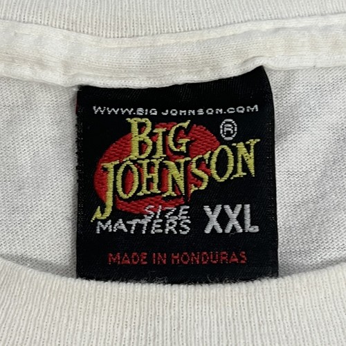 T-shirt vintage 1999 Big Johnson salon de tatouage taille XXL 2XL drôle comédie humour - Photo 4/11