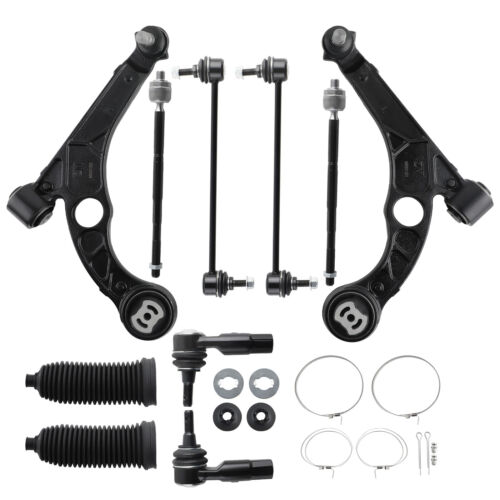10pc Front Lower Control Arms Sway Bar Tie Rods LH & RH for 2013-2016 Dodge Dart - Foto 2 di 10