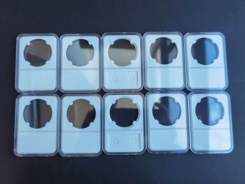 10 piezas Soporte para losa de monedas de 23 mm Pantalla Caja de almacenamiento Colección Estuche de exhibición Soporte EE. UU. - Imagen 7 de 8