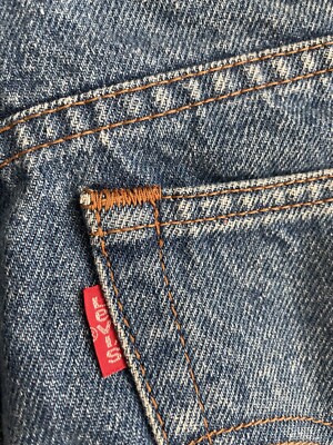 Vintage Levis 606 0217 Made in Japan 24x29 Nice Fades Mod style