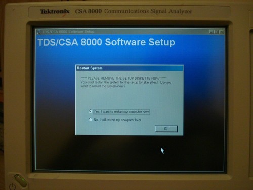 Tektronix TDS 5K, 6K, 7K, 8K Operating System Restore Installation. Option KEYs. - Picture 4 of 10