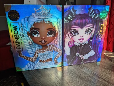 Rainbow High Costume Ball Doll Special Edition Robin Sterling & Demi Batista LOT