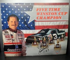 DALE EARNHARDT SR. #3 1992 NASCAR Team Post Card 8x10 ('5x Winston Cup Champ.)